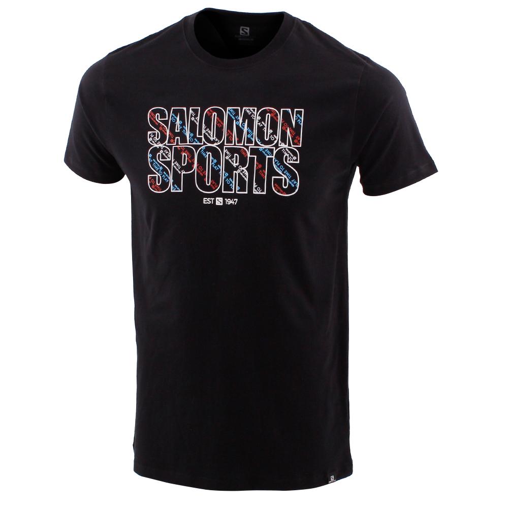 Salomon Singapore Kids T-shirts - KARISIMBI SS B Black | 53724-THJL